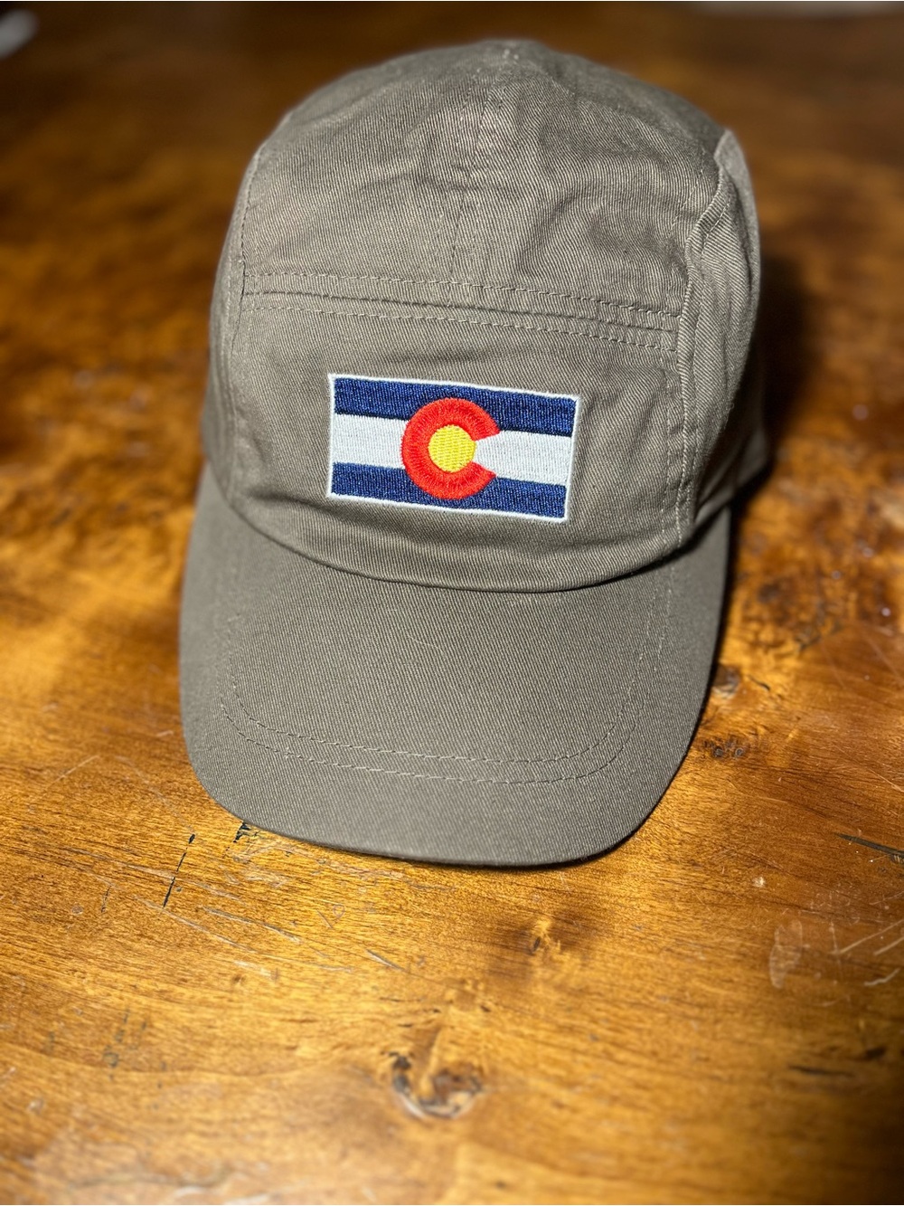 Outback Hats With Attitude Colorado State Flag 5 Panel Camp Hat 58 CM